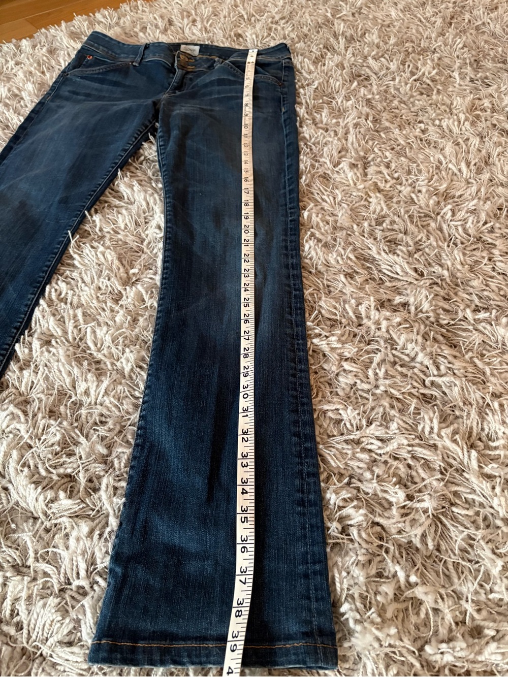 Hudson Jeans women’s  Dark Blue Denim with Contrast Stitching - Picture 5 of 8